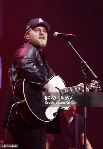 Ernest performs onstage for All for the Hall a concert hosted by Keith Urban and Vince Gill benefiting the Country Music Hall of Fame and Museum at...