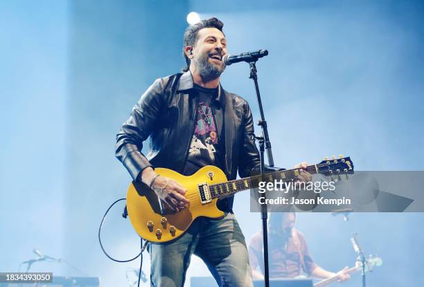 Matthew Ramsey of Old Dominion performs onstage for All for the Hall a concert hosted by Keith Urban and Vince Gill benefiting the Country Music Hall...