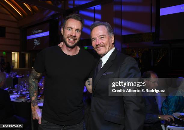 Dax Shepard and Bryan Cranston attend the Education Through Music Los Angeles 18th Annual Benefit Gala at Skirball Cultural Center on December 05,...