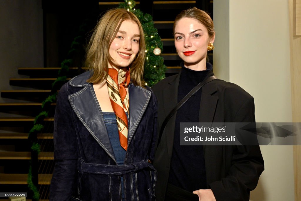 Avrey Ovard and Allie Evans attend Claudia Sulewski's launch of... News