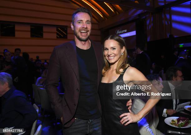 Dax Shepard and Kristen Belll attend the Education Through Music Los Angeles 18th Annual Benefit Gala at Skirball Cultural Center on December 05,...