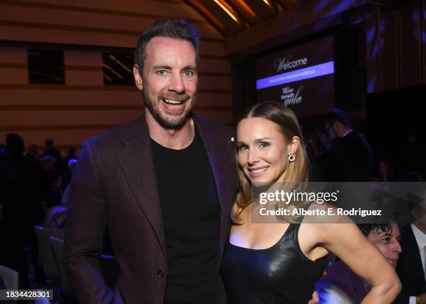 Dax Shepard and Kristen Belll attend the Education Through Music Los Angeles 18th Annual Benefit Gala at Skirball Cultural Center on December 05,...