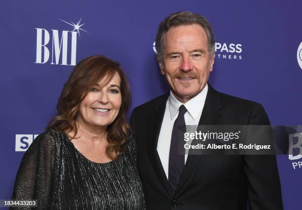Amy Cranston and Bryan Cranston attend the Education Through Music Los Angeles 18th Annual Benefit Gala at Skirball Cultural Center on December 05,...