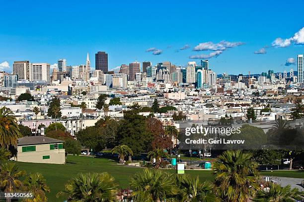 san francisco, california - dolores park stock pictures, royalty-free photos & images