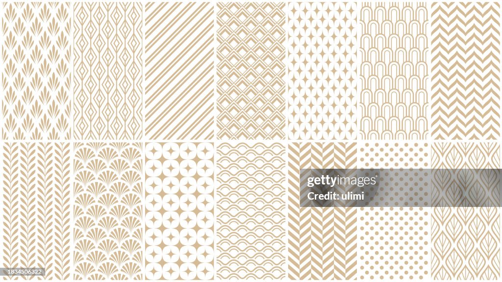 Seamless geometric patterns