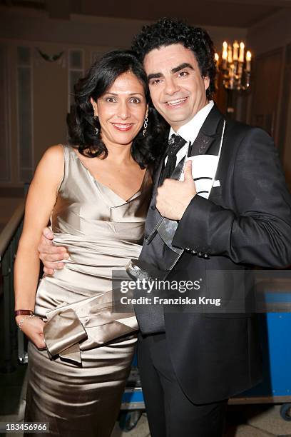 Lucia Villazon and Rolando Villazon attend the 'Echo Klassik Awards 2013' at Konzerthaus Berlin on October 06, 2013 in Berlin, Germany.