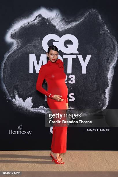 Georgia Fowler attends the GQ Australia Men Of The Year Awards in association with BOSS at Bondi Pavilion, Bondi Beach on December 06, 2023 in...
