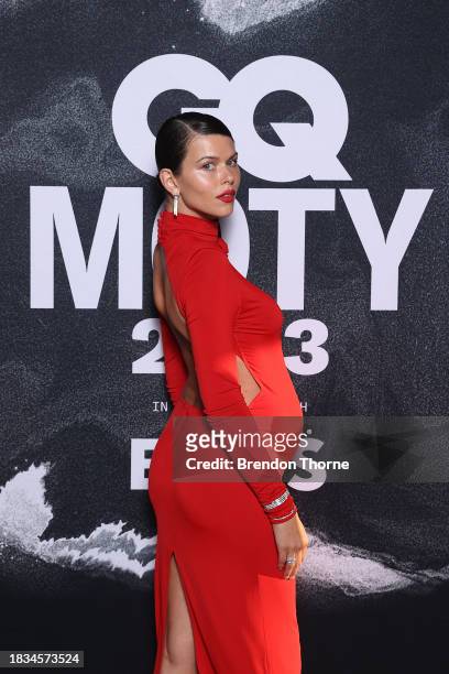 Georgia Fowler attends the GQ Australia Men Of The Year Awards in association with BOSS at Bondi Pavilion, Bondi Beach on December 06, 2023 in...