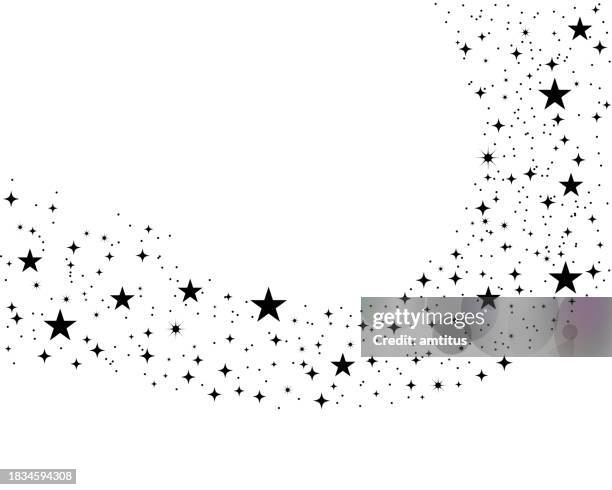 ilustrações de stock, clip art, desenhos animados e ícones de star wave template - padrão em estrela