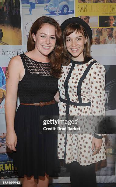 Actress Tricia Olds and director Renee Felice Smith attend the 18th Annual Genart Film Festival Closing Night - She Loves Me Not, Swim Little Fish...