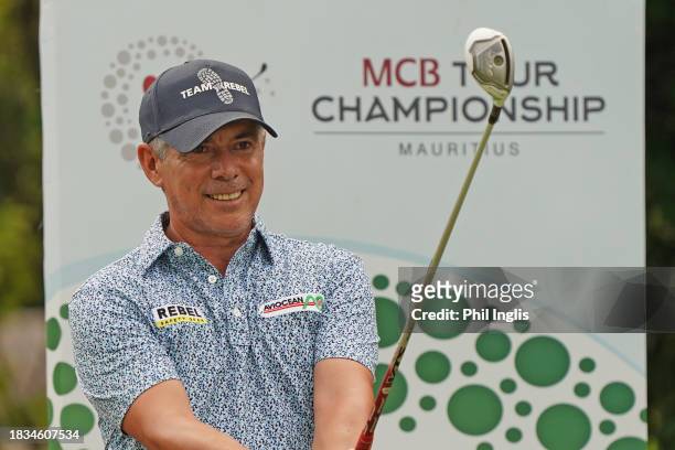 Adilson Da Silva of Brazil in action during the ProAm prior to the MCB Tour Championship - Mauritius at Constance Belle Mare Plage on December 06,...