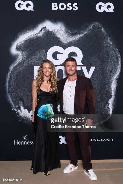 Samantha Hemsworth and Luke Hemsworth attend the GQ Australia Men Of The Year Awards in association with BOSS at Bondi Pavilion, Bondi Beach on...