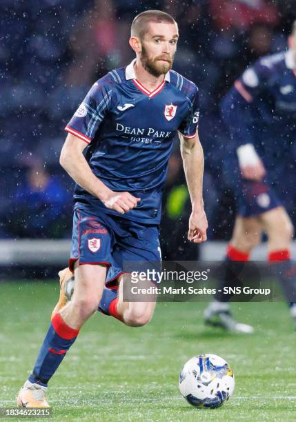 Raith's Sam Stanton in action during a cinch Championship match between Raith Rovers and Partick Thistle at Stark's Park, on December 08 in...
