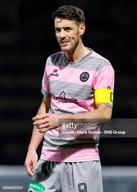 Partick's Brian Graham in action during a cinch Championship match between Raith Rovers and Partick Thistle at Stark's Park, on December 08 in...