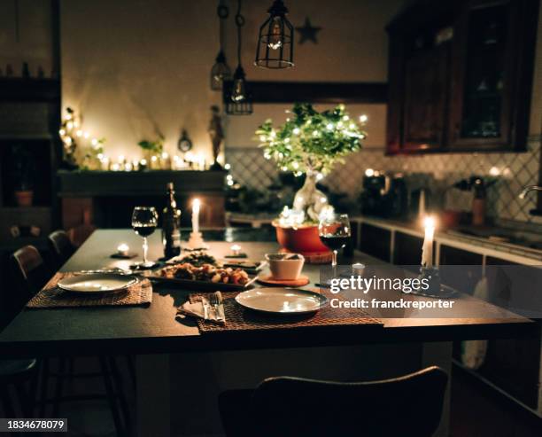 Dining Room At Night Photos and Premium High Res Pictures - Getty Images