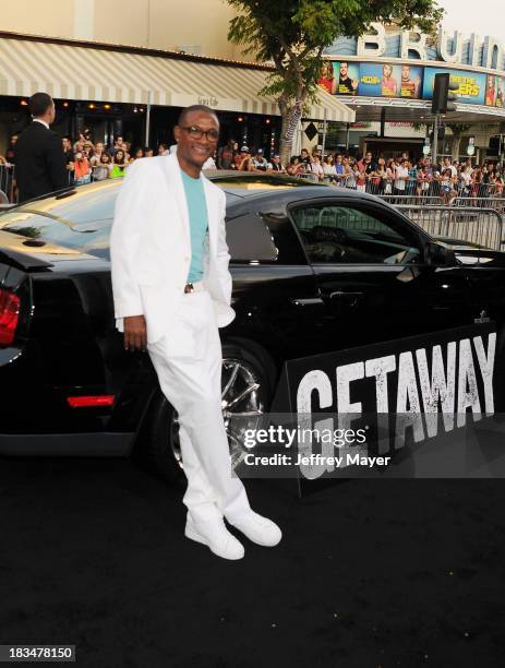 Actor Tommy Davidson arrives at the 'Getaway' - Los Angeles Premiere at Regency Village Theatre on August 26, 2013 in Westwood, California.