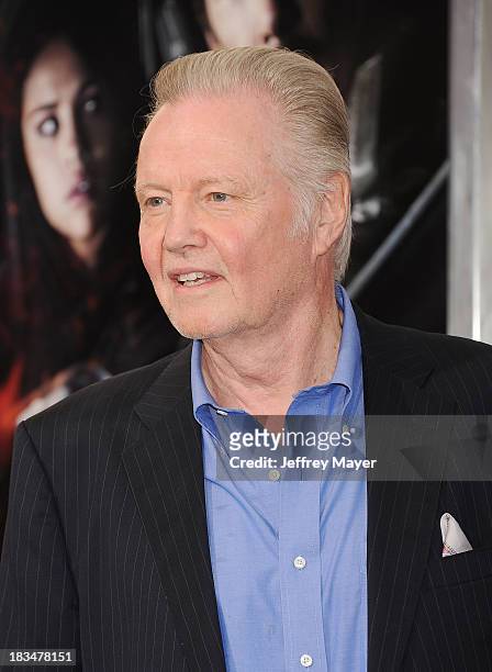 Actor Jon Voight arrives at the 'Getaway' - Los Angeles Premiere at Regency Village Theatre on August 26, 2013 in Westwood, California.