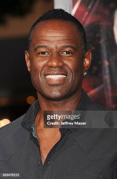 Actor Brian McKnight arrives at the 'Getaway' - Los Angeles Premiere at Regency Village Theatre on August 26, 2013 in Westwood, California.