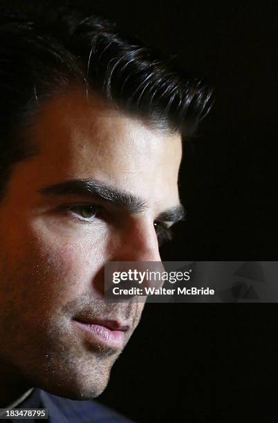 Zachary Quinto attends the Broadway Opening Night After Party for 'The Glass Menagerie' at the Redeye Grill on September 26, 2013 in New York City.