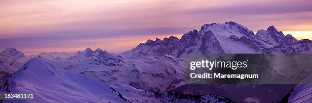 view from the averau refuge, marmolada - colle santa lucia stock pictures, royalty-free photos & images