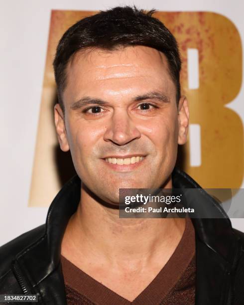 Kash Hovey attends the Los Angeles premiere of "Abigail" at Lumiere Music Hall on December 05, 2023 in Beverly Hills, California.