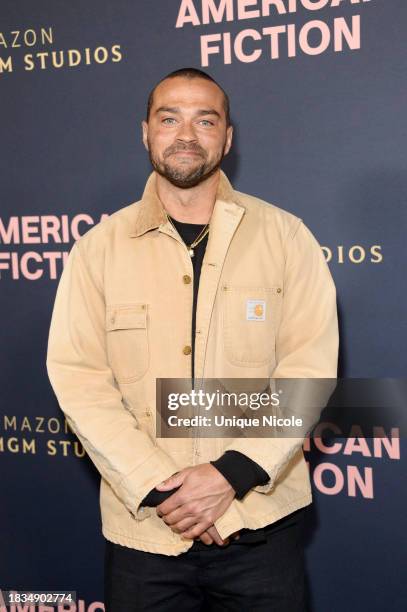 Jesse Williams attends Los Angeles Special Screening Of Amazon And MGM Studios' "American Fiction" - Arrivals at Samuel Goldwyn Theater on December...