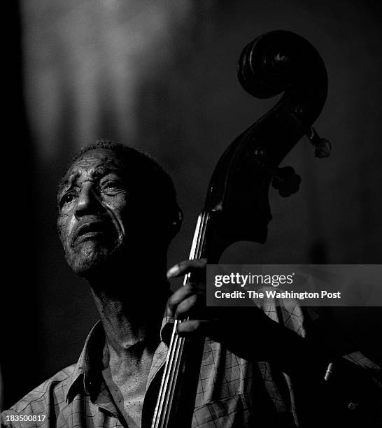 Jazz legend Edward 'Butch' Warren plays during a jazz tribute held for him during Friday Night Jazz at Westminster Presbyterian Church. The tribute...