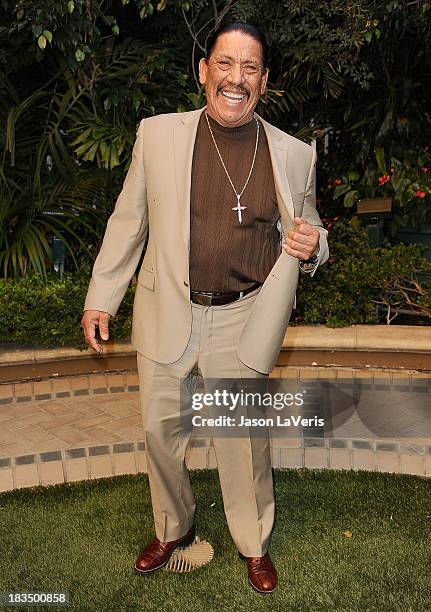 Actor Danny Trejo attends the "Machete Kills" press conference at Four Seasons Hotel Los Angeles at Beverly Hills on October 6, 2013 in Beverly...