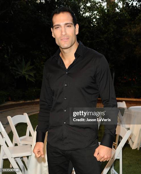 Actor Marko Zaror attends the "Machete Kills" press conference at Four Seasons Hotel Los Angeles at Beverly Hills on October 6, 2013 in Beverly...