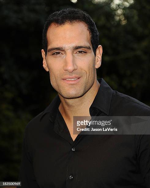 Actor Marko Zaror attends the "Machete Kills" press conference at Four Seasons Hotel Los Angeles at Beverly Hills on October 6, 2013 in Beverly...