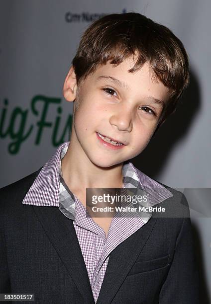 Zachary Unger attends the "Big Fish" Broadway Opening Night after party at Roseland Ballroom on October 6, 2013 in New York City.