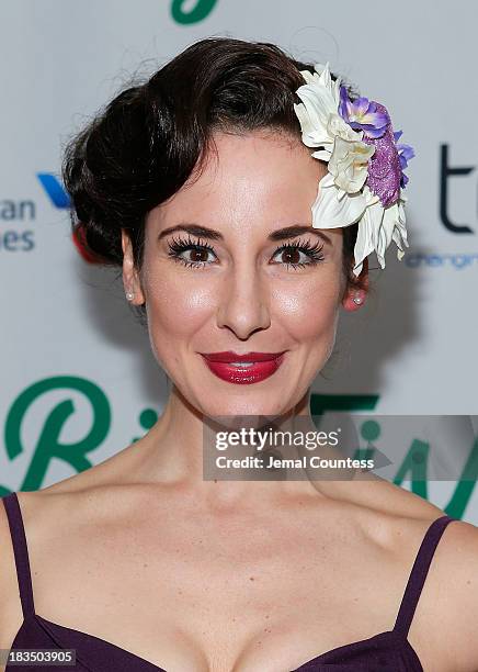 Actress Sarrah Strimel attends the "Big Fish" Broadway Opening Night After Party at Roseland Ballroom on October 6, 2013 in New York City.