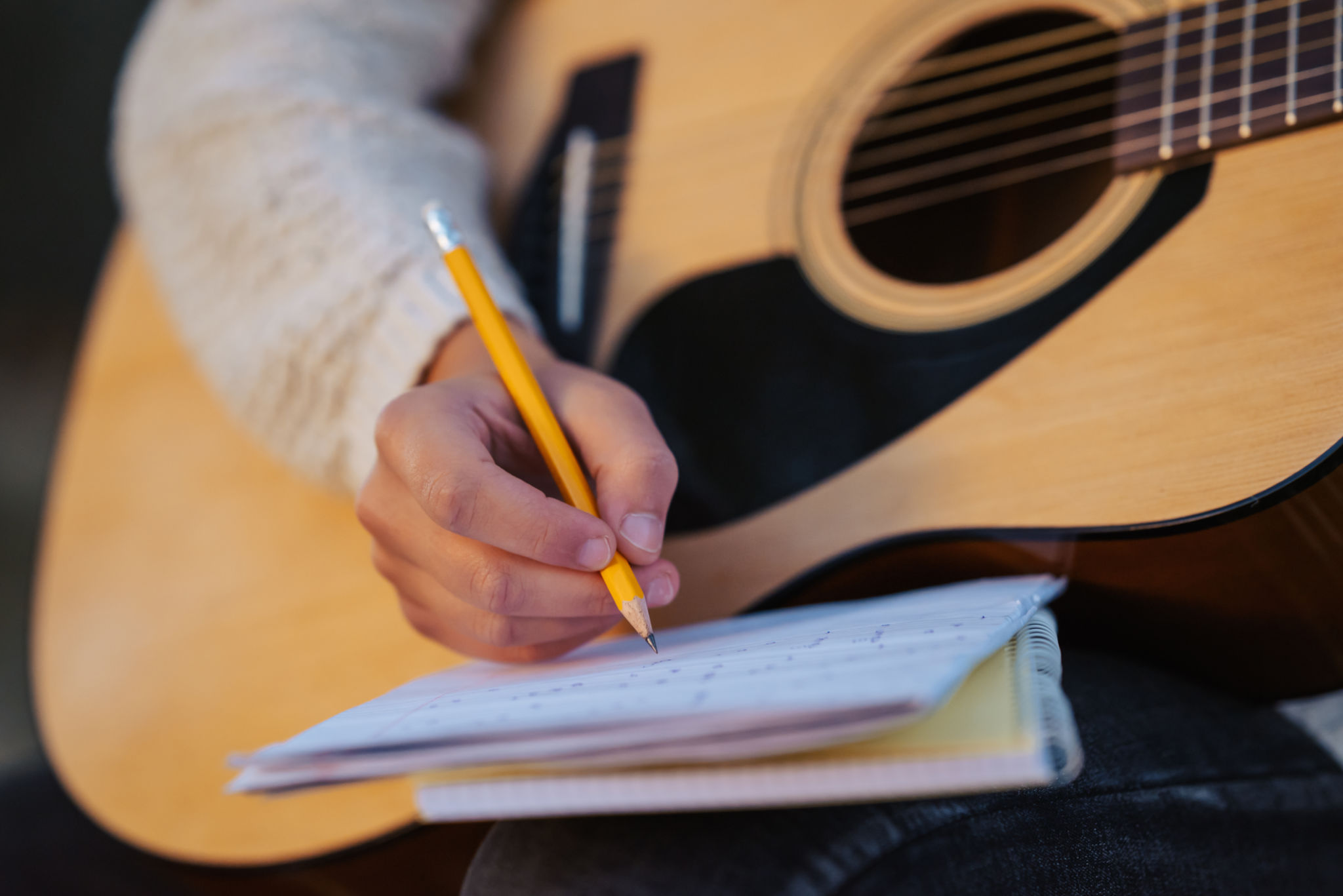 writing lyrics