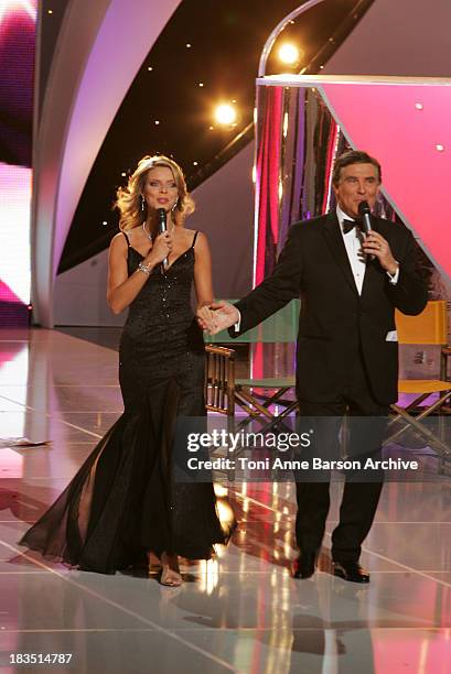 Sylvie Tellier - Miss France 2002 and Jean-Pierre Foucault