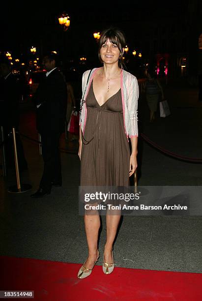 Arly Jover during Paris Fashion Week - Autumn/Winter 2006-2007 - Haute Couture - Vogue Dinner Arrivals at Ritz Hotel in Paris, France.