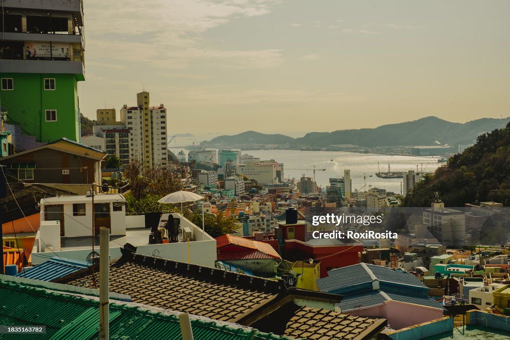 Gamcheon Rainbow Cultural Village in Busan