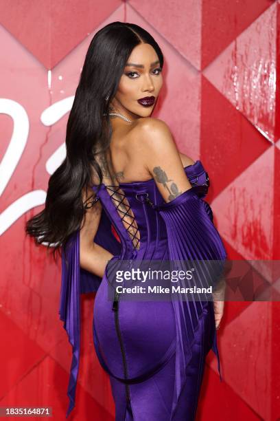 Munroe Bergdorf attends The Fashion Awards 2023 Presented by Pandora at the Royal Albert Hall on December 04, 2023 in London, England.