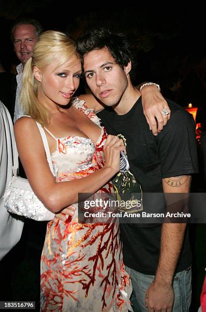 Paris Hilton and Paris Latsis during aSmallWorld One Year Anniversary Party Hosted by Jeffrey Steiner, Chairman and CEO of Fairchild Corp. And Erik...