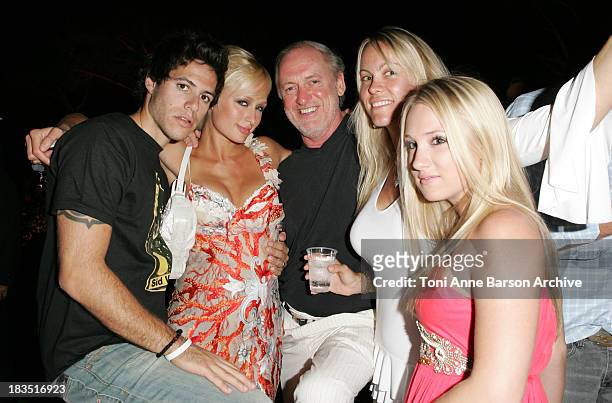 Paris Latsis, Paris Hilton and guests during aSmallWorld One Year Anniversary Party Hosted by Jeffrey Steiner, Chairman and CEO of Fairchild Corp....