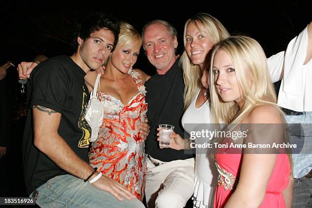 Paris Latsis, Paris Hilton and guests during aSmallWorld One Year Anniversary Party Hosted by Jeffrey Steiner, Chairman and CEO of Fairchild Corp....