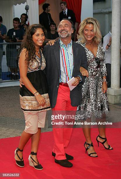 Olivier Dasault and Family during 31st American Film Festival of Deauville - Tribute to Robert Towne and The Ice Harvest Premiere at CID in...