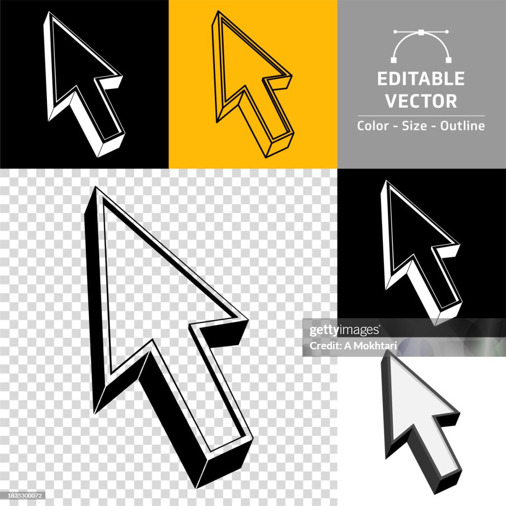 Cursor icon set.