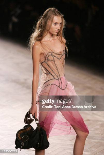 Tatiana Lyadockrina wearing Christian Dior Spring/Summer 2006 News Photo -  Getty Images