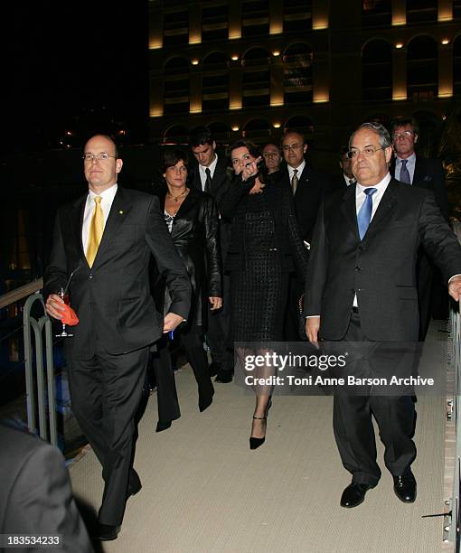 Princess Stephanie of Monaco, HSH Prince Albert II and Princess Caroline of Hanover