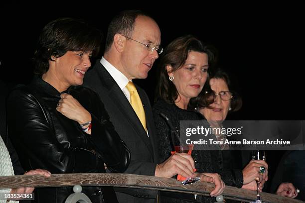 Princess Stephanie of Monaco, HSH Prince Albert II and Princess Caroline of Hanover