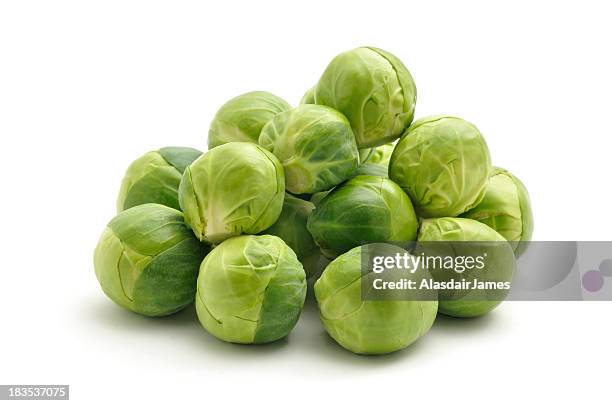 sprouts - rosenkohl stock-fotos und bilder