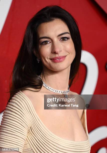 Anne Hathaway attends The Fashion Awards 2023 Presented by Pandora at the Royal Albert Hall on December 04, 2023 in London, England.