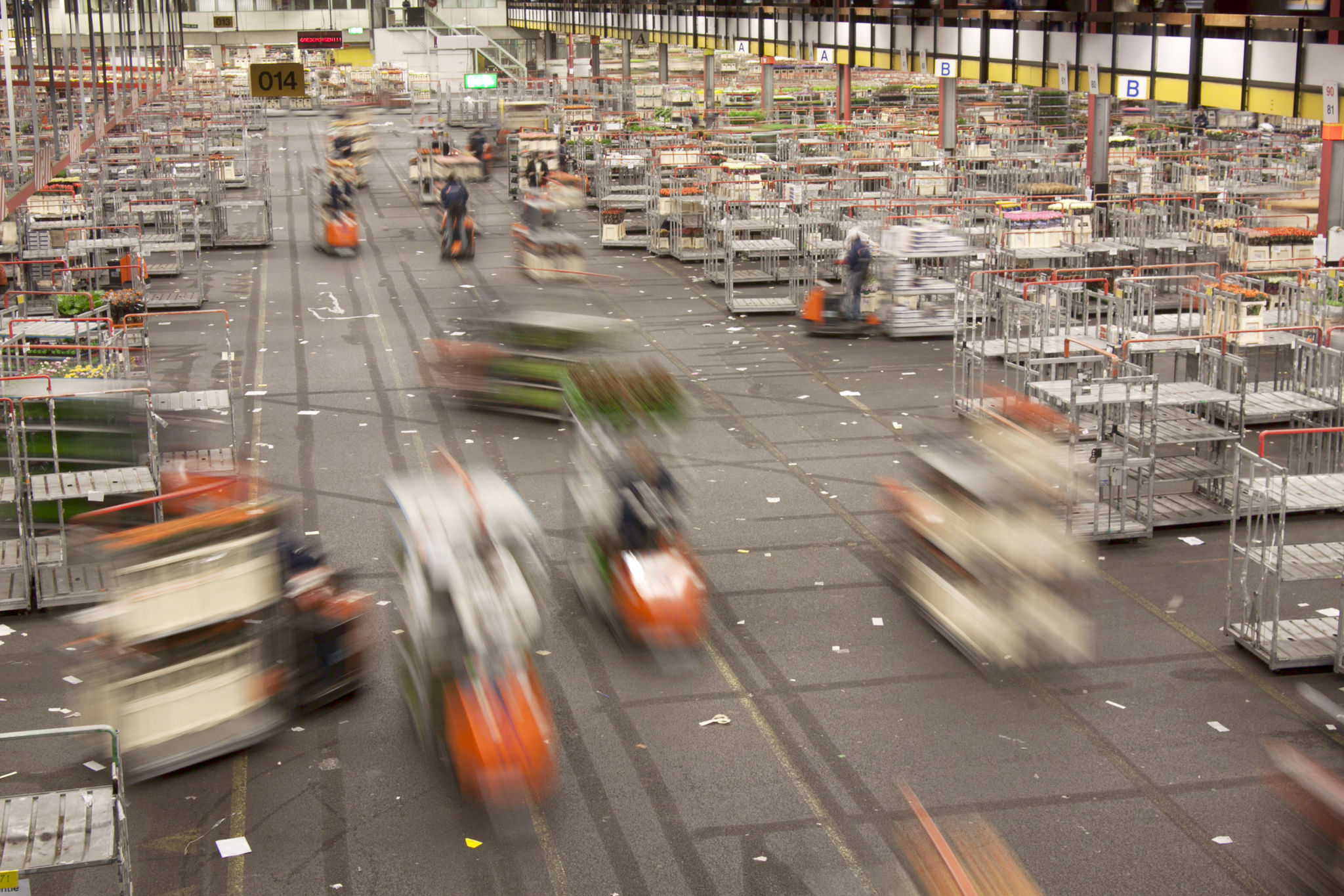 busy warehouse