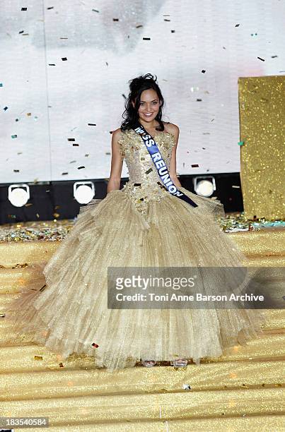 Valerie Begue, Miss Reunion is elected Miss France 2008 at the Miss France Pageant on December 8, 2007 in Dunkerque.