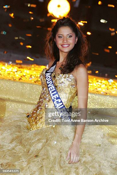 Vahinerii Requillart - Miss Nouvelle-Caledonie at Miss France 2008 Pageant in Dunkerque.